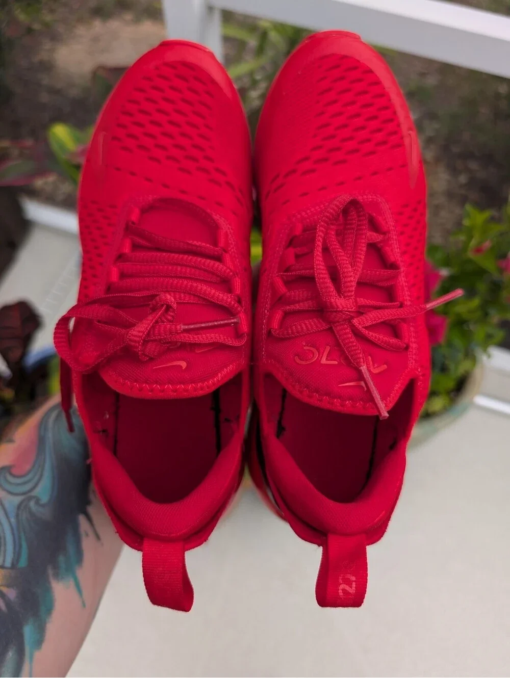 Nike Air Max 270 GS University Red Size 6.5Y Women's 8 CW6987-600 Like NWB
